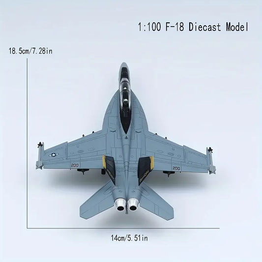 F/A-18 Hornet Diecast Aircraft Model 1:100
