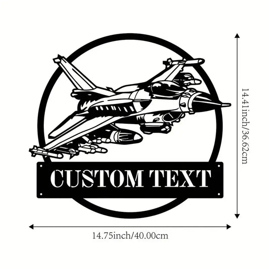 F-16 Jet Metal Art